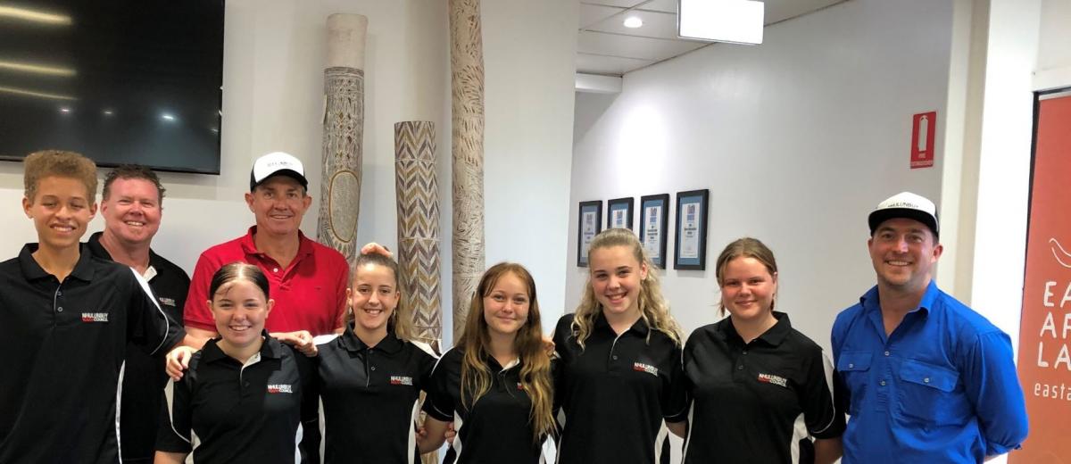 Shadow Minister Mr Joshua Burgoyne and Deputy Leader for Country Liberal Party, Gerard Maley met with the Nhulunbuy Youth Council yesterday to discuss their achievements, future projects and challenges faced. 