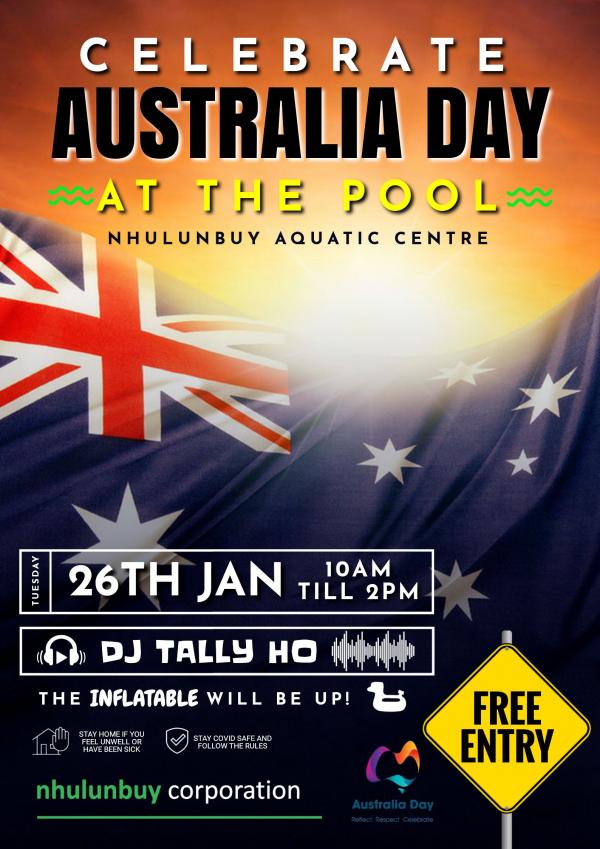 Celebrate Australia Day at the Pool